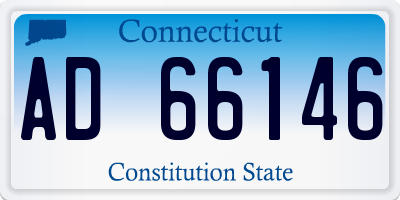 CT license plate AD66146