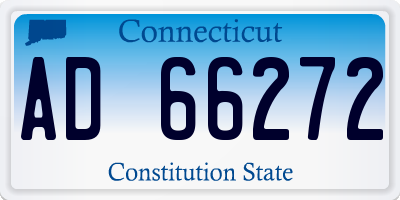 CT license plate AD66272