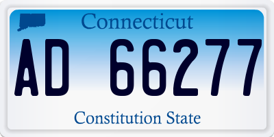 CT license plate AD66277