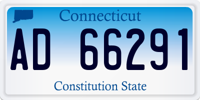 CT license plate AD66291