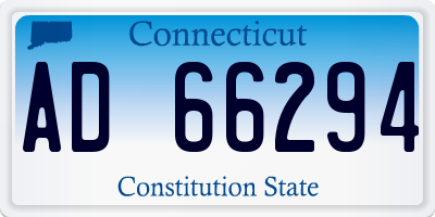CT license plate AD66294