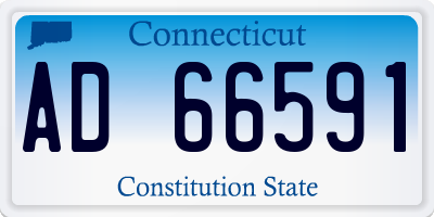 CT license plate AD66591