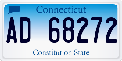 CT license plate AD68272