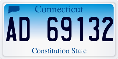 CT license plate AD69132