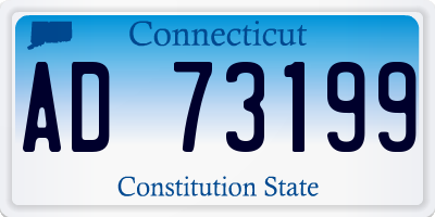 CT license plate AD73199