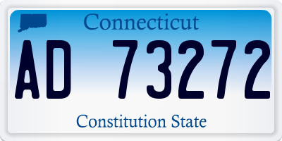 CT license plate AD73272