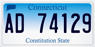 CT license plate AD74129