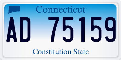 CT license plate AD75159