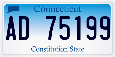 CT license plate AD75199