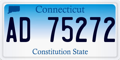 CT license plate AD75272
