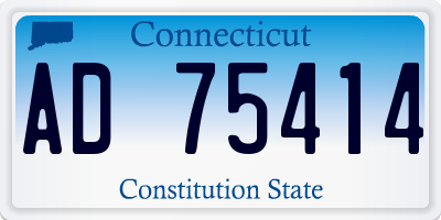 CT license plate AD75414