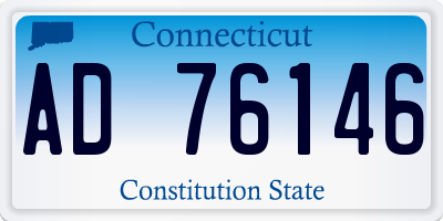 CT license plate AD76146