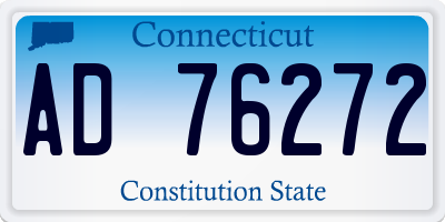 CT license plate AD76272