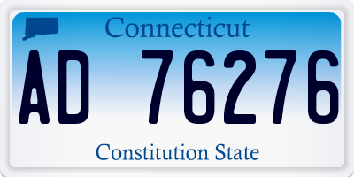 CT license plate AD76276