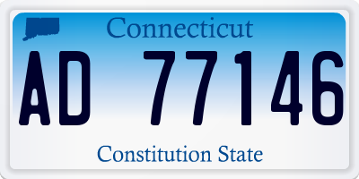 CT license plate AD77146