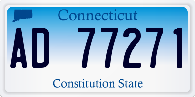 CT license plate AD77271