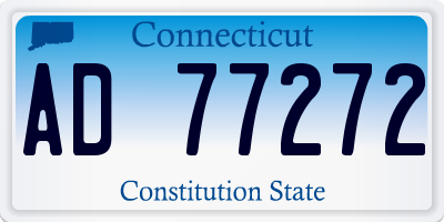 CT license plate AD77272
