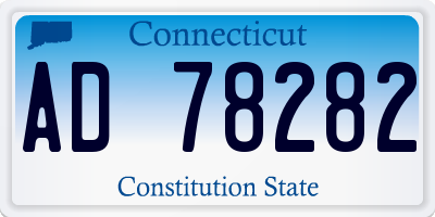 CT license plate AD78282
