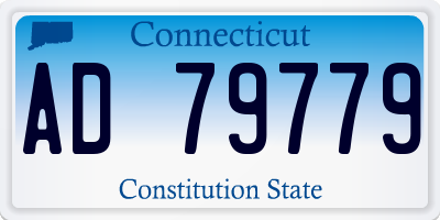 CT license plate AD79779