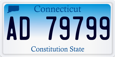 CT license plate AD79799