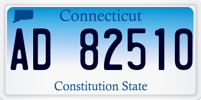 CT license plate AD82510