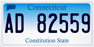 CT license plate AD82559