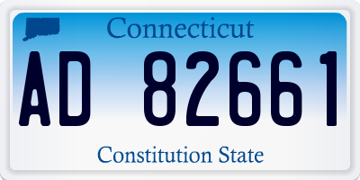 CT license plate AD82661