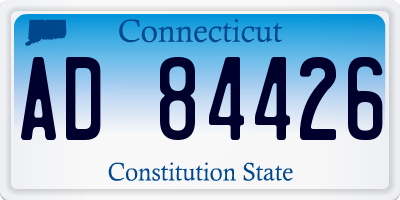 CT license plate AD84426