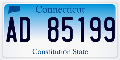 CT license plate AD85199