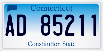 CT license plate AD85211