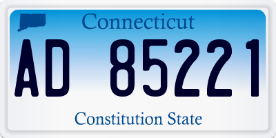 CT license plate AD85221