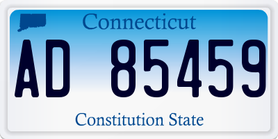 CT license plate AD85459