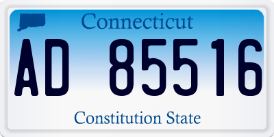 CT license plate AD85516