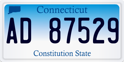 CT license plate AD87529