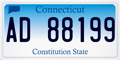 CT license plate AD88199