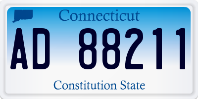 CT license plate AD88211