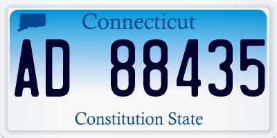 CT license plate AD88435
