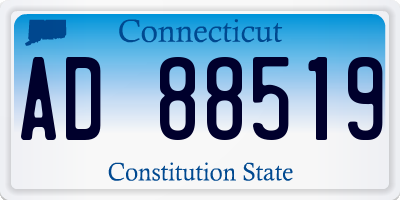 CT license plate AD88519