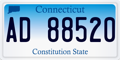 CT license plate AD88520