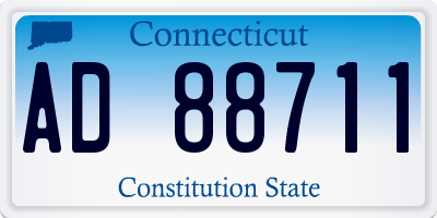 CT license plate AD88711