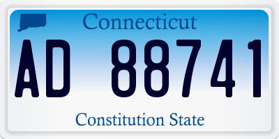 CT license plate AD88741