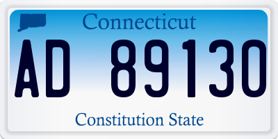 CT license plate AD89130