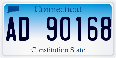 CT license plate AD90168