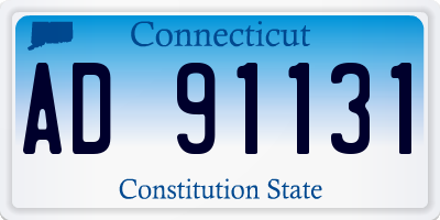 CT license plate AD91131