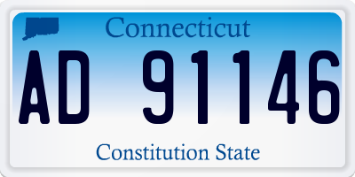 CT license plate AD91146