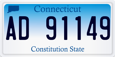CT license plate AD91149