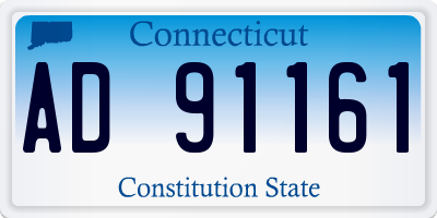 CT license plate AD91161