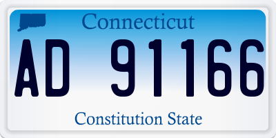 CT license plate AD91166
