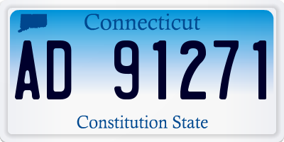 CT license plate AD91271