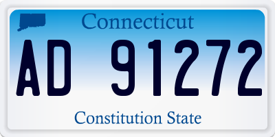 CT license plate AD91272